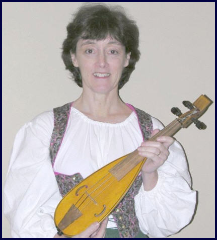 Holly with her rebek.